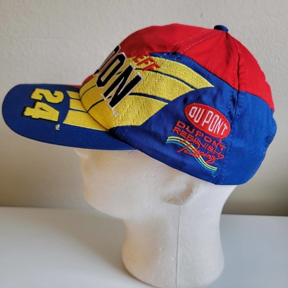 Vintage Competitors View Jeff Gordon #24 NASCAR 50th Anniversary Snapback‎ Hat - Picture 3 of 10